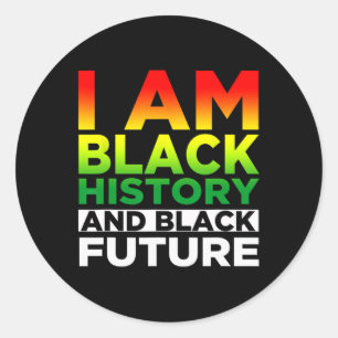 Adesivo História Negra Mês - Eu Sou Negra - Preto É Bela