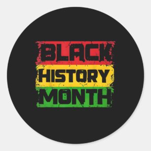 Adesivo História Negra Mês Orgulhoso Eu Sou História Negra