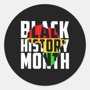 Adesivo História Negra Mês Vintage Melanin Pride Africano