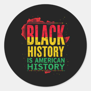 Adesivo História Negra Patriótica É História Americana