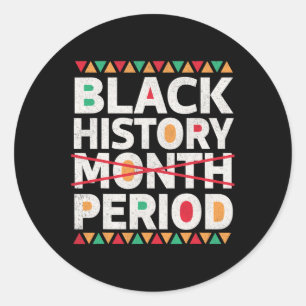 Adesivo História Negra Período História Negra Mês Africano