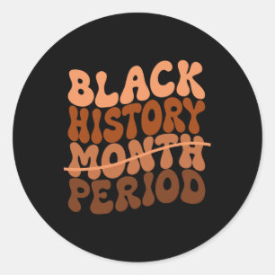 Adesivo História Negra Período História Negra Mês Africano