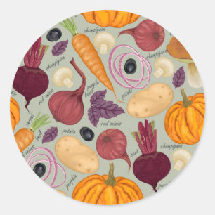 Adesivo Historial dos produtos hortícolas frescos