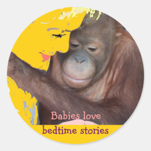 Adesivo Histórias de horas de dormir para o bebê