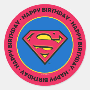 Adesivo HISTÓRIAS EM QUADRINHOS DC   Superman   Logotipo c