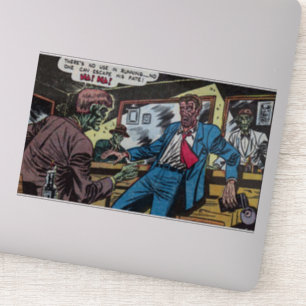 Adesivo Histórias em quadrinhos de colheita horrorosa 70s