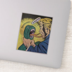 Adesivo histórias em quadrinhos de colheita horrorosa dos