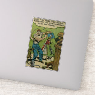 Adesivo Histórias em quadrinhos de colheita horrorosa   O