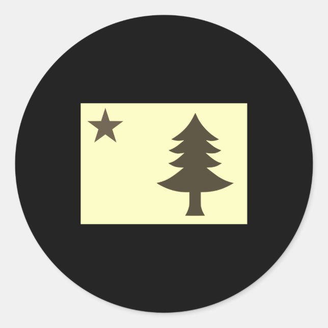 Adesivo Historic Flag Of Maine 1901 1909  (Frente)