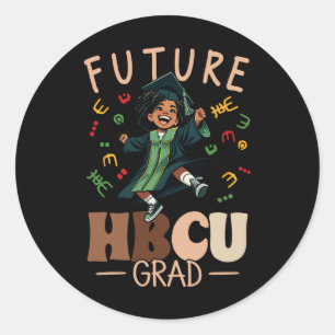 Adesivo Histórico De Formando Hbcu Futuro Hbcu Graduação N