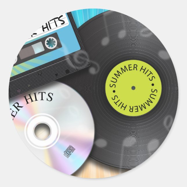 Adesivo Hits de verão (Frente)