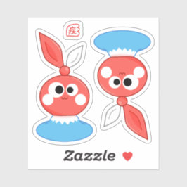 Adesivo 【HiTs】Mascot Character にぽくん Nipo kun Sticker - ①