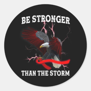 Adesivo HIV/AIDS Sensibilização Águia Vermelha VIH Fita Am