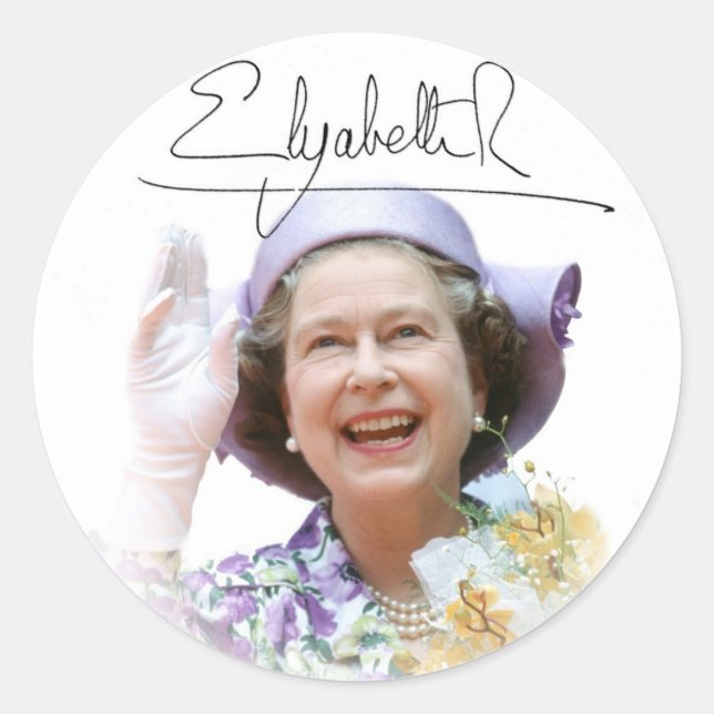 Adesivo HM Queen Elizabeth II (Frente)