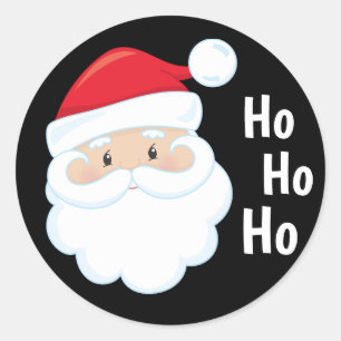 Adesivo Ho Ho Ho branco vermelho dos feriados do Natal da