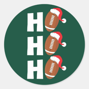 Adesivo Ho Ho Ho Futebol Humor Divertido da Temporada de