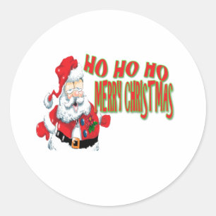 Adesivo ho ho ho ho ho feliz christmans