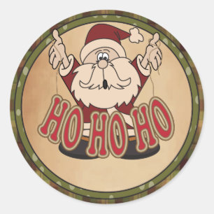 Adesivo Ho Ho Ho Holiday Papai Noel