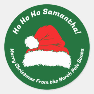 Adesivo Ho ho ho Papai Noel Feliz Natal