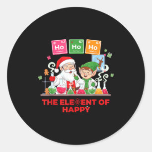 Adesivo Ho Ho Ho Química do Holmium Elemento 67 Meme de Pe