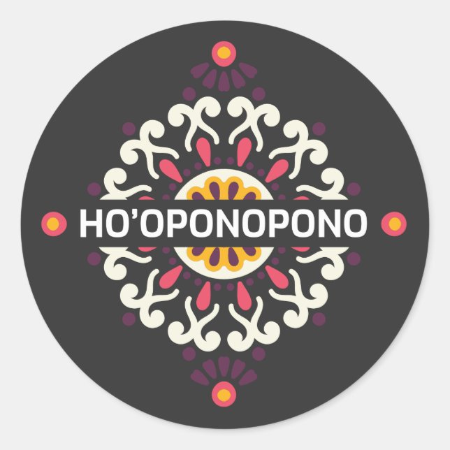 Adesivo Ho’oponopono Sticker (Frente)