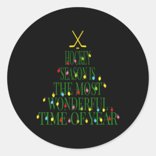 Adesivo Hockey de Natal Divertido - Hora Mais Maravilhosa