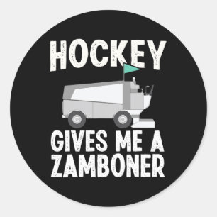 Adesivo Hockey Divertido Me Dá Um Jogador De Hóquei Zambon