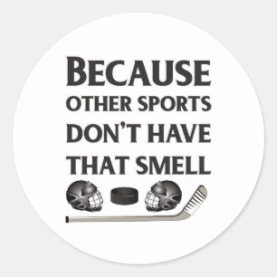 Adesivo Hockey porque outros esportes não têm esse cheiro