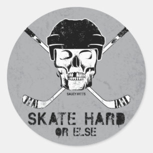 Adesivo Hockey Skull