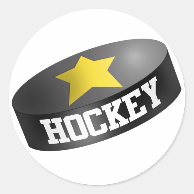 Adesivo Hockey Star Puck (Frente)