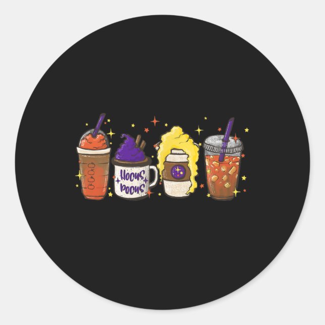 Adesivo Hocucus Pumpkin Spice Latte Café Queda S (Frente)