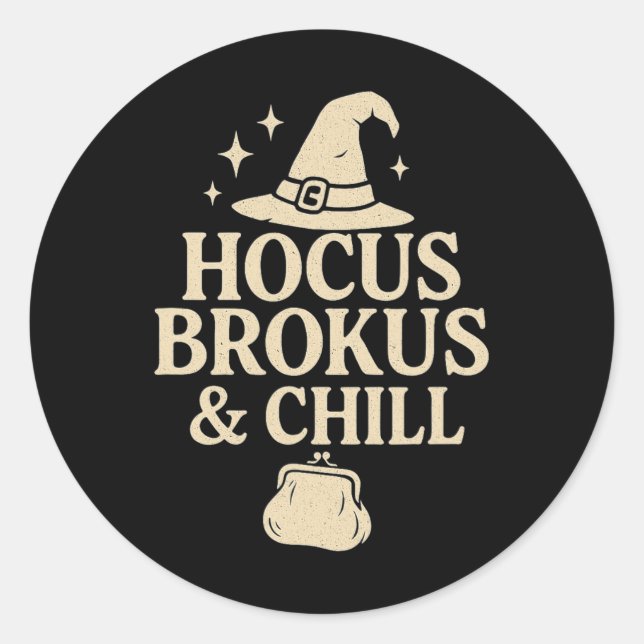 Adesivo Hocus Brokus E Chill (Frente)