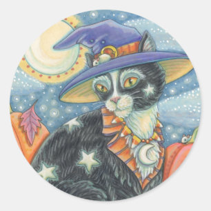 Adesivo HOCUS POCUS BLACK CAT WITCH, HALLOWEKERS Rd