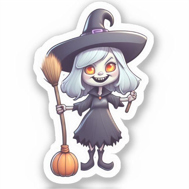 Adesivo Hocus Pocus Haha: Bruxas Engraçadas (Frente)