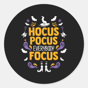 Adesivo Hocus Pocus Todo mundo foca no Halloween Outfit Ha