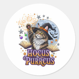 Adesivo Hocus Purrcus Coon - Maine Coon Halloween Spell