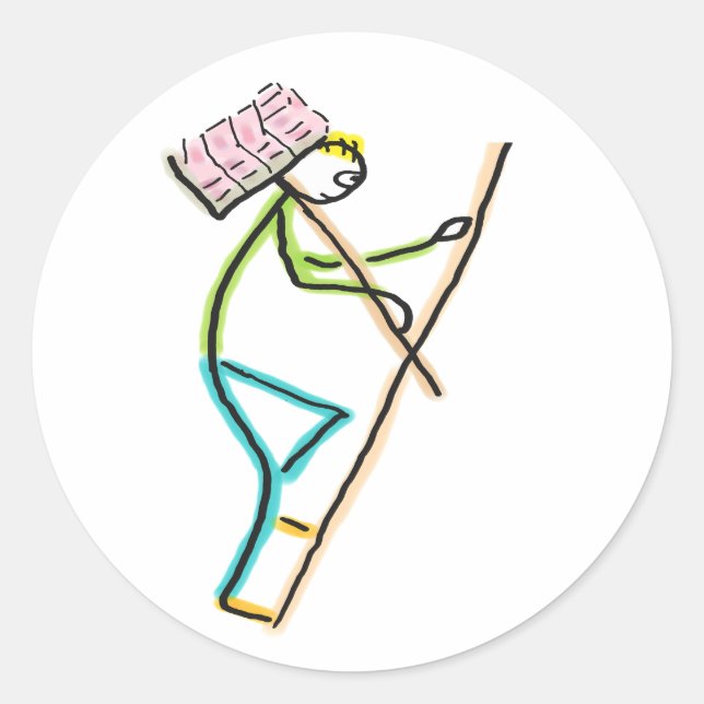Adesivo Hod Carrier Stickman (Frente)