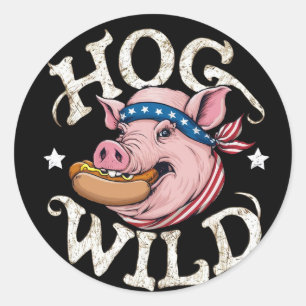Adesivo Hog Wild