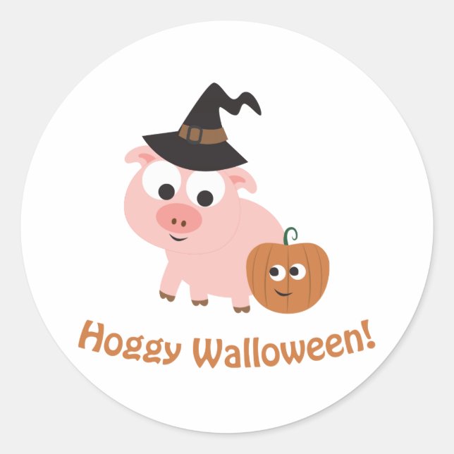 Adesivo Hoggy Walloween! (Frente)