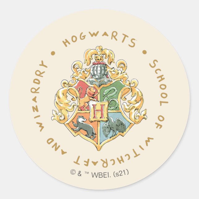 Adesivo HOGWARTS™ School of Witchcraft and Wizard (Frente)