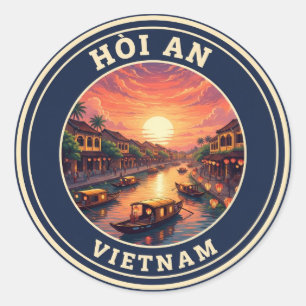 Adesivo Hoi An Vietnam Viagens Antigas