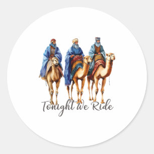 Adesivo Hoje à Noite Cavalgamos Natal, 3 Reis Divertidos N