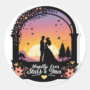 Adesivo Hoje é o Dia!" (Dia do Casamento / Ensaios)
