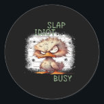 Adesivo Hoje é um dia idiota, vou estar ocupado<br><div class="desc">Hoje é um dia idiota,  vou estar ocupado</div>