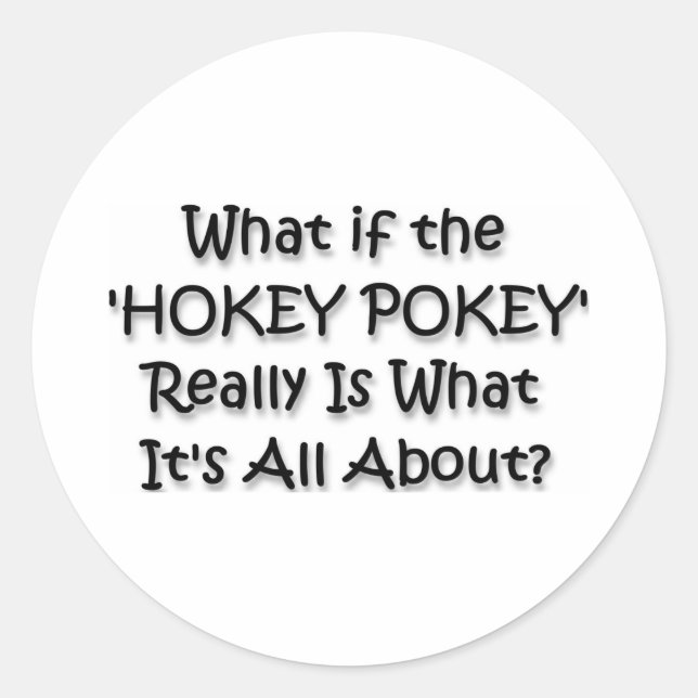 ADESIVO HOKEY POKEY (Frente)