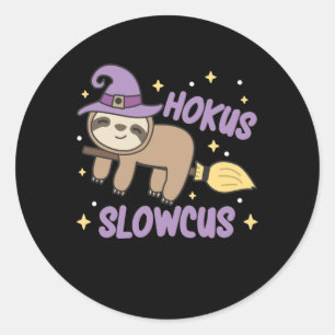 Adesivo Hokus Slowcus - Figurino de Halloween da Bruxa Cul