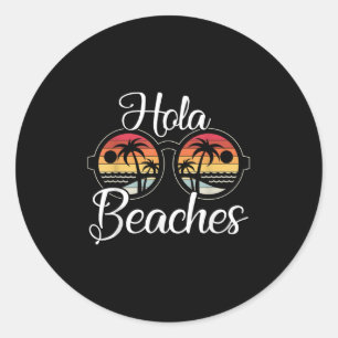 Adesivo Hola Beaches Férias Casamento Lua de mel