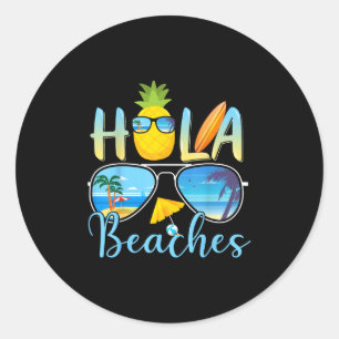 Adesivo Hola Beaches Férias de Praia Engraçadas Verão