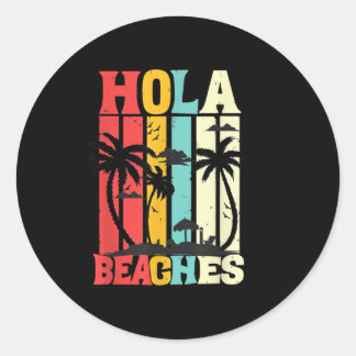 Adesivo Hola Beaches Funny Aloha Beach Family Summer Vacat