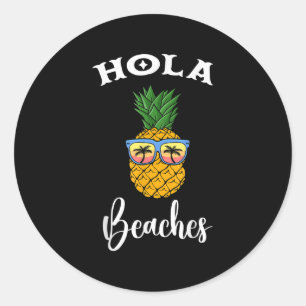 Adesivo Hola Pineapple Sungl Beaches Girl Volley Ball
